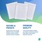 Pack of 25 White Shipping Envelopes 9.5 x 13 Bubble Mailer 9 1/2 x 13 Kraft Paper Bubble Mailers. Peel and Seal Padded Envelopes for Bulk Mailing Shipping Packing and Packaging